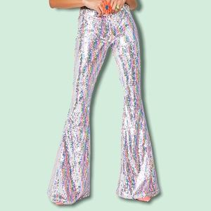 dolls kill ring my bell bottoms